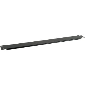 Heavy Duty 0.065" Steel Blank Rack Panel 1U with Flanges